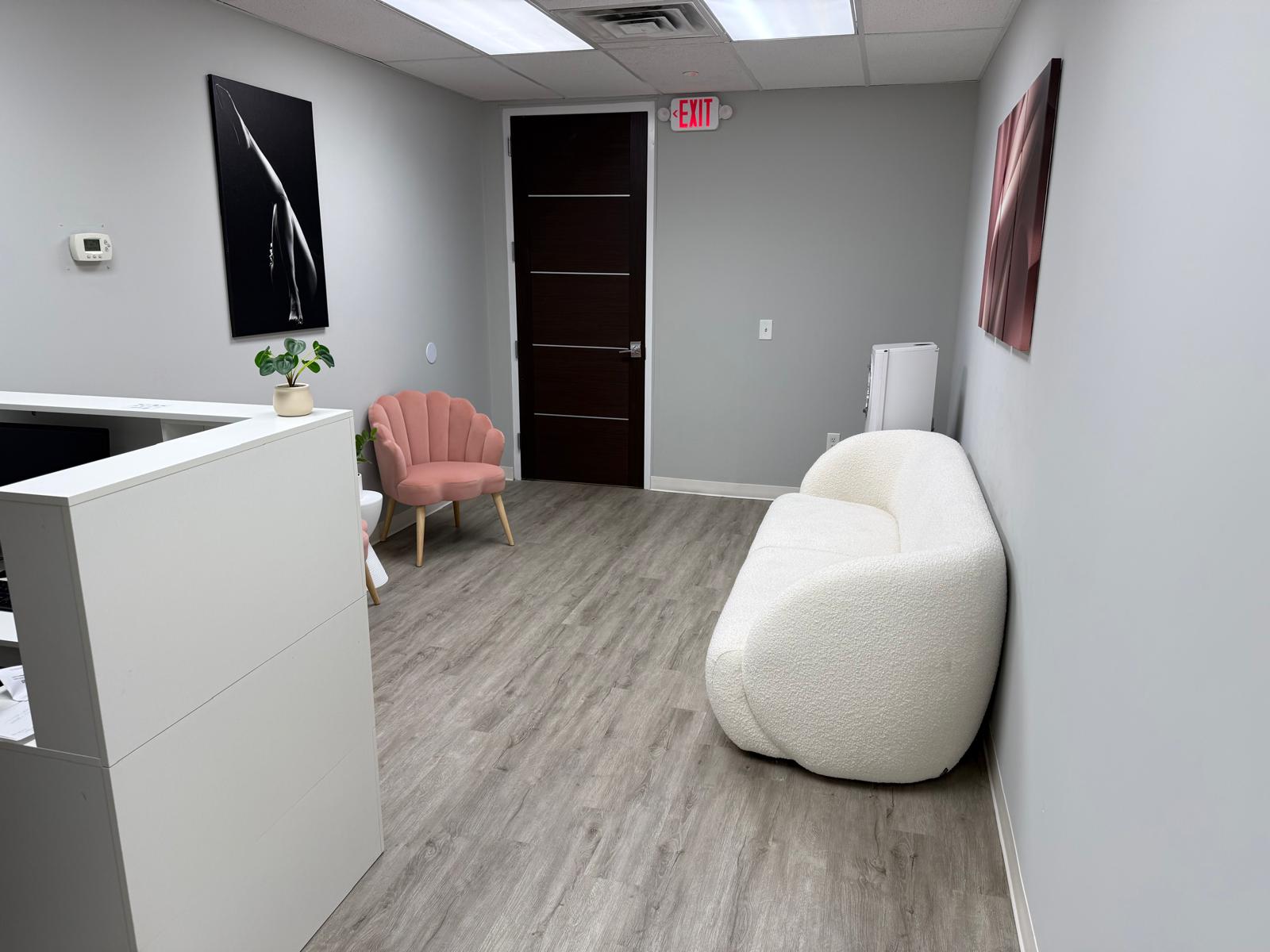 The calm and private environment at Aris Aesthetic Gynecology